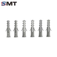 Fabricant chinois de chevilles murales en plastique sans bordure de haute qualité, différentes tailles, type complet, résistance aux chocs en nylon, expansion murale