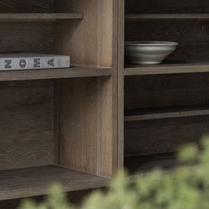 Modern Luxury Style Oak <b>Solid</b> <b>Wooden</b> Open Sideboard Hutch for Living Room School Bedroom Furniture - Product Image 6