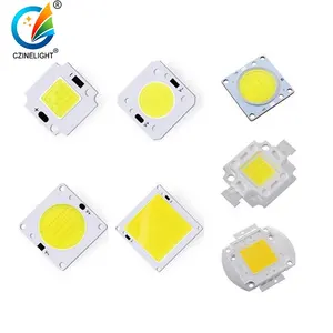 czinelight全谱方形Led Cob芯片12v 34v大功率10w 20w 30w 50w 100w Cob Led