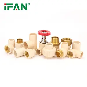 Ifan יצרן 1/2 "-2" astm 2846 פלסטיק רגיל מעבה pvc cpvc צינור התאמת אביזרי pvc עבור אינסטלציה