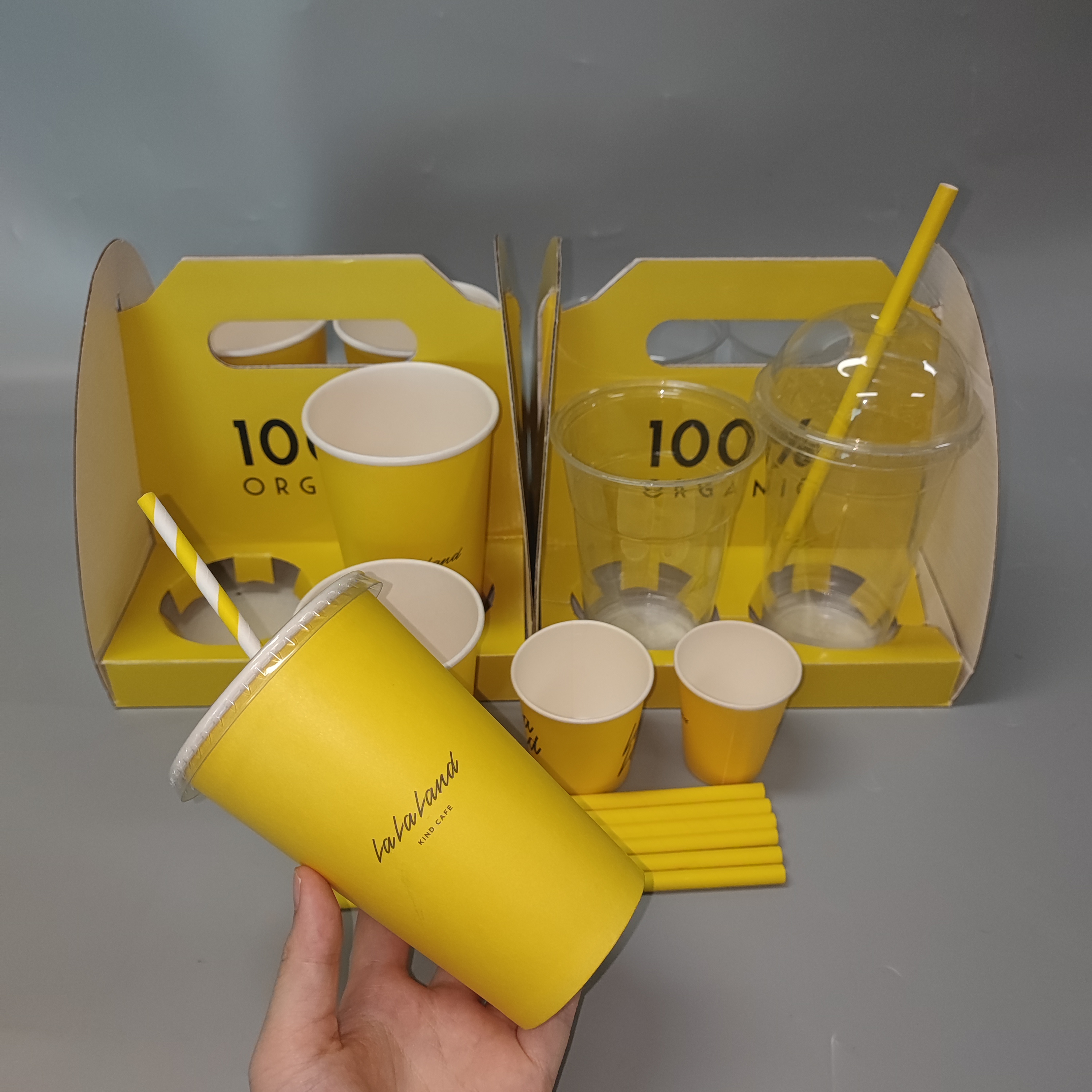Custom Disposable Double Wall Parchment Paper Coffee Cups for Beverage Packaging Customized Printing Logo (CMYK/Pantone Colors)