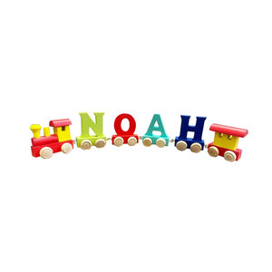 Lettres <span class=keywords><strong>en</strong></span> <span class=keywords><strong>bois</strong></span> Train chariots pour bébé baptême nom cadeau <span class=keywords><strong>Puzzle</strong></span> <span class=keywords><strong>en</strong></span> <span class=keywords><strong>bois</strong></span> Train cadeaux parfaits pour les enfants - Product Image 6