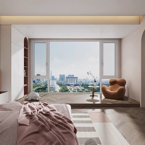 Portes et fenêtres en acier inoxydable, fabrication directe d'<span class=keywords><strong>usine</strong></span>, <span class=keywords><strong>mesure</strong></span> gratuite, salon, balcon, design postmoderne, grandes fenêtres - Product Image 1