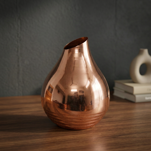 <b>Copper</b> Plated Iron <b>Vase</b> - Product Image 4