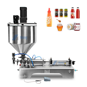 Máquina Llenadora Neumática de Pistón para Líquidos, Pastas, Mermeladas, Mantequilla de Maní y Anacardos, de 100-1000 ml, con Cinta Transportadora - Product Image 6