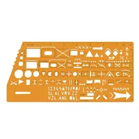 Règle en plastique translucide pour le dessin architectural, avec conception créative et design raffiné R58