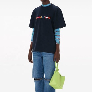 High Quality 100% <strong>Cotton</strong> T-Shirt Oversized Fit Street <strong>Wear</strong> with Letter Pattern Direct From the Manufacturer - Product Image 3