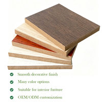 Panneau MDF personnalisable de 18 mm, panneau en fibre de bois plaqué mélamine pour armoires de cuisine, panneau mural en bois et planche à dessin pour artistes