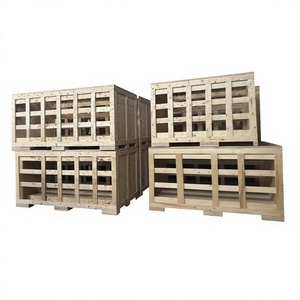Wooden <b>Crate</b> Strong Sturdy Wooden Case Container for <b>Storage</b> Export Design Plywood Box Custom Dimension Dimensions - Product Image 1