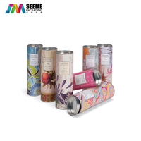 Cylindre d'emballage coloré de luxe personnalisé Tube de papier de fabricants de carton recyclable