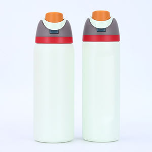 Bouteille d'eau isolée en acier inoxydable avec paille sans BPA pour l'école de voyage de sport - Product Image 6