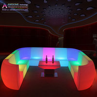 Pouf et fauteuil LED (Sf201)