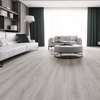 Piso de Madera Personalizado de 6 mm y 7 mm, Resistente al Agua, Sistema de Click, Losetas de Madera Rígida Entrelazadas, Piso de Vinilo PVC, Piso SPC