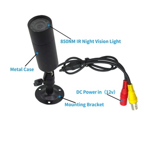 กล้องอินฟาเรดส่องกลางคืนกล้องอินฟาเรด1000TVL กระสุนขนาดเล็กระบบแอนะล็อกความละเอียดสูงกล้องวงจรปิด CCTV แบบแอนะล็อก - Product Image 2