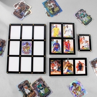 Porte-cartes magnétique en acrylique de qualité supérieure à 9 poches, conçu pour les cartes Pokémon TCG et les cartes de collection