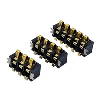 Connecteurs à compression à ressort, pas de 2,0 mm, 2, 3, 4, 5, 6 broches, 3A, mâle, pour chargeur d'alimentation SMD, connecteur de batterie au lithium pour PCB, borne métallique SMT