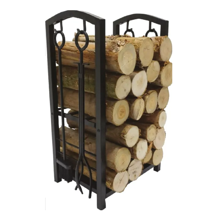 Factory Direct Fire Wood Stand with Fireplace Equipment Firewood Stand Firewood Log Rack Holder Stand Firewood Rack Holder