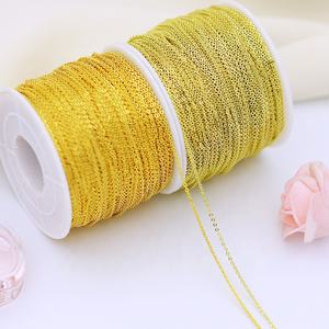 قلادة شبيهة بسلسلة شبيهة بعقد Chopin ملفوف باللون الوردي رخيص عالية الجودة من الذهب الأصلي الخالص عيار 18 قيراطًا - Product Image 2