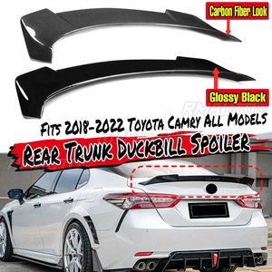 Car Rear Trunk Spoiler Lip Boot <b>Wing</b> Lip for Toyota Camry 2018-2022 Rear Spoiler <b>Wing</b> Lip Extension Auto Decoration Car Styling - Product Image 1