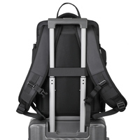 Mochila de Viaje Moderna Ergonómica de TPU Impermeable, Mochila para Portátil con Puerto USB, Cierre de Cremallera y Cierre de Hebilla, Correa de Cadena, Forro de Poliéster