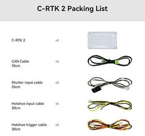 CUAV新型无人机天线用c-rtk <span class=keywords><strong>2</strong></span>高精度多星多频RTK PPK GNSS模块 - Product Image 6