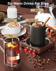 Calentador de Tazas Eléctrico Inteligente Inalámbrico, Taza de Café Autocalentable USB, Calentador de Tazas con Cargador Inalámbrico - Product Image 6