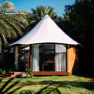 Tienda de Campaña Kawagebo Kamp Hexagonal de Vidrio 7x7m de Lujo para Glamping en Resort con Estructura de Acero Casa de <span class=keywords><strong>Safari</strong></span> para Familia Grande Tipo <span class=keywords><strong>Hotel</strong></span> Lodge con Baño - Product Image 4