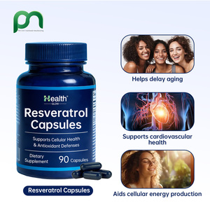 Supplements Private Label 98% Trans Resveratrol Capsules Antioxidant Polyphenol Supplement for Healthy Aging and Heart Wellness - Product Image 4