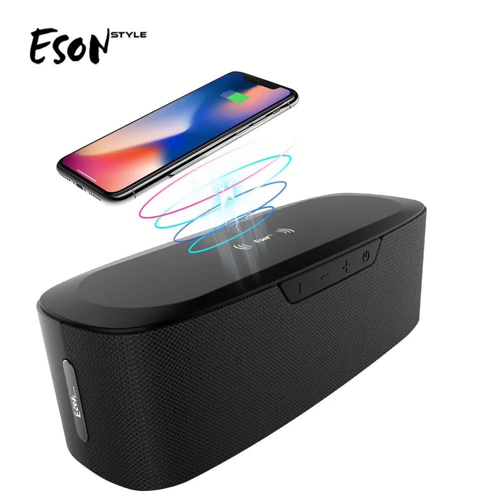 Eson Style Sexyワイヤレス充電器20W Power Stereo Music新デザインPortable Bluetooth 5.0 Speakers