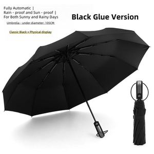 Fabricant en gros de parapluies de golf modernes personnalisés avec impression numérique, coupe-vent, entièrement automatiques, avec logo - Product Image 3