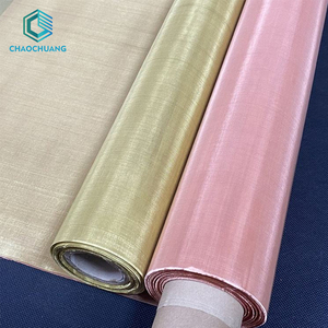 CHAOCHUANG Tissu en maille de <span class=keywords><strong>cuivre</strong></span> ultra fin 100 % pur pour blindage EMF RFID de cage de Faraday - Product Image 4