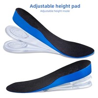 Sol Dalam Sepatu Pria Wanita, Penambah Tinggi Badan, Tak Terlihat, Bahan Poliuretan, Alas Lembut, Tidak Membuat Kaki Lelah, Penyerap Keringat
