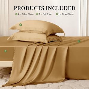 19/22/25 Momme 100% 高档天然桑蚕丝床单真丝枕套 - Product Image 5