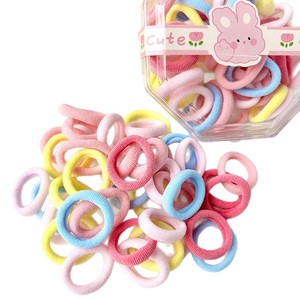 <b>Childrens</b> Hair <b>Ties</b> Candy Colors Octagonal Box High Elasticity Gentle On Hair Daily Use For Little Girls - Product Image 4