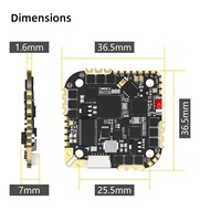 Pengontrol Penerbangan SpeedyBee F745 AIO 35A FC ESC MPU6000 8MB WiFi BLE 25.5mm FPV Aksesoris Suku Cadang DIY