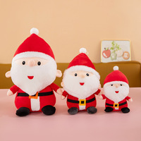 Peluche Père Noël et Bonhomme de Neige en Coton PP, Hauteur 11-30cm, Poupée Renne de Noël, Cadeaux en Gros