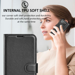 Funda abatible de cuero Pu para Asus <span class=keywords><strong>Rog</strong></span> <span class=keywords><strong>Phone</strong></span> <span class=keywords><strong>6</strong></span> 3 Lichee, billetera - Product Image 4