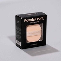 Vente en gros Petite boîte d'emballage de poudre feuilletée Boîtes de papier d'art rose Emballage plat pour cosmétique Soins de la peau personnalisés Boîte d'extrémité Tuck Logo UV mat