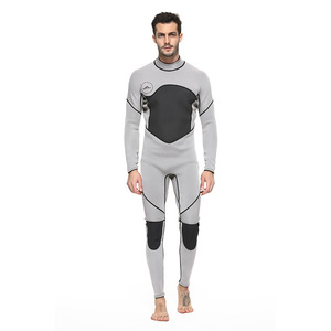Combinaison de plongée en néoprène 3 mm pour homme, manches longues, col montant, intégrale, pour la plongée, le surf, la natation, imperméable, respirante, anti-UV, utilisation en extérieur - Product Image 5