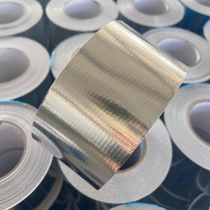 <span class=keywords><strong>Cinta</strong></span> <span class=keywords><strong>Adhesiva</strong></span> Metalizada de Aluminio OPP Plateada, Acrílica, de 60 Micras, para Embalaje - Product Image 5