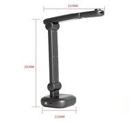 Visualiseur de documents 4K HD 16MP USB/VGA avec scanner de documents, caméra et prise en charge de cartes TF, format de numérisation A3 pour présentations