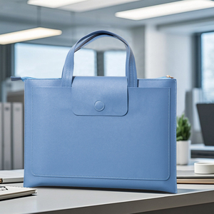 Customized A4 PU Leather UV Printed Business File <strong>Folder</strong> with Laptop Sleeve Multi-Pocket <strong>Portfolio</strong> Bag for Office Fast Shipping - Product Image 6