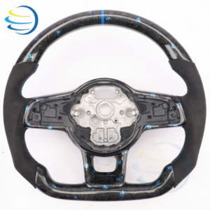 <span class=keywords><strong>Volant</strong></span> en fibre de carbone forgée pour Volkswagen <span class=keywords><strong>Golf</strong></span> 4 5 <span class=keywords><strong>6</strong></span> 6R 7 7.5 8 MK4 5 <span class=keywords><strong>6</strong></span> 7 7.5 8 7 R GTI <span class=keywords><strong>GTD</strong></span> GTE Variant R-Line - Product Image 4