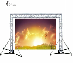 Topfinger Alta calidad F34 Aluminio portátil Iluminación de escenario Truss Topnotch Truss Displays - Product Image 4