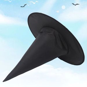 할로윈 마녀 모자 및 마법사 모자 (성인 및 어린이용) 캐릭터 스타일 해변용 블랙 옥스포드 천 - Product Image 3