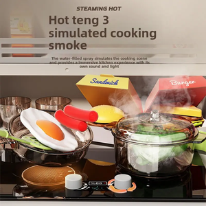 Ensemble de jouets de <span class=keywords><strong>cuisine</strong></span> pour enfants avec ustensiles de <span class=keywords><strong>cuisine</strong></span> simulés, cadeaux pour garçons, filles et bébés pour des simulations de <span class=keywords><strong>cuisine</strong></span> - Product Image 5
