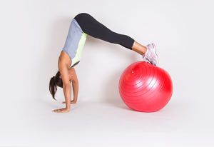 Ballon de yoga et de fitness anti-éclatement en PVC écologique pour femmes enceintes, pour le yoga et l'entraînement physique - Product Image 6