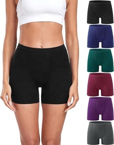 Ranbao Factory <strong>Wholesale</strong> Soft Breathable Microfiber <strong>Boxer</strong> Briefs <strong>Underwear</strong> <strong>Women's</strong> Modal Shorts Panties - Product Image 1