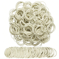 50/100/300/500 pièces blanc élastique papier factures Dollars argent élastique extensible bandes taille 38mm 1.49 pouces retour à l'école