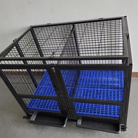 Cage pour chien XXL de haute qualité et confortable, personnalisée, à double porte, en fer, pour chien de grande taille, pour l'extérieur